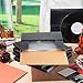 Janlaugh 10 Sets Vinyl Record Mailers 12.6 x 12.6 x 1 Shipping Boxes Easy Fold Album Corrugated Cardboard Box with Fragile Stickers and Bubble Bags for Packing Shipping Moving Storage(Black)