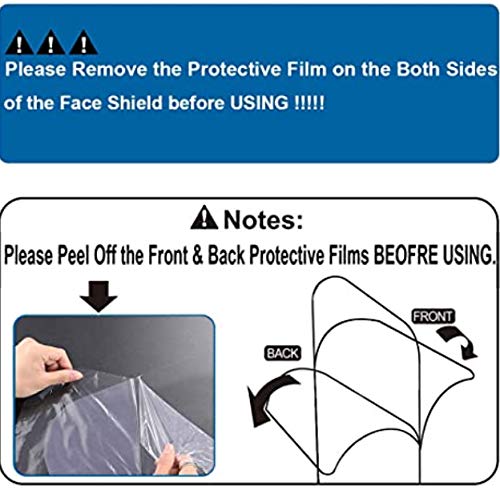 Confezione Da 10 - Protezioni Viso Con Montature Occhiali