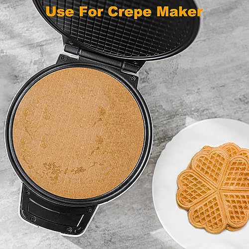 SMARTAKE 200 Pcs Unbleached Parchment Paper Baking Sheets Round, 9 Inches Non-Stick Precut Baking Parchment, for Baking Grilling Air Fryer Steaming Bread Cup Cake Cookie and More by SMARTAKE - Image 5