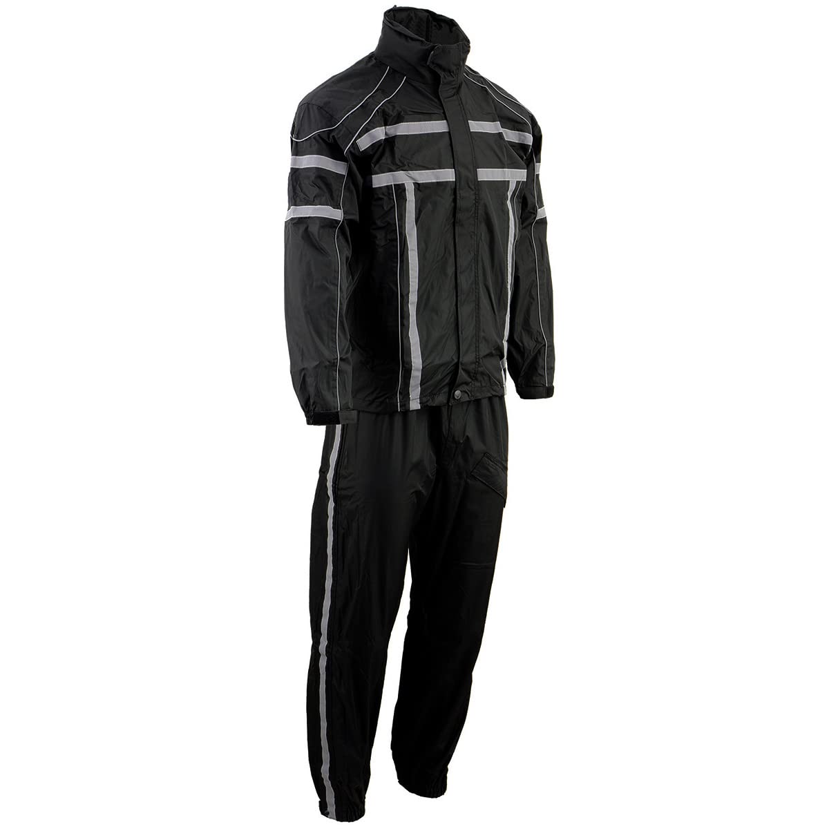 Milwaukee Leather Men's Motorcycle Riding Water Resistant Rain Suit
