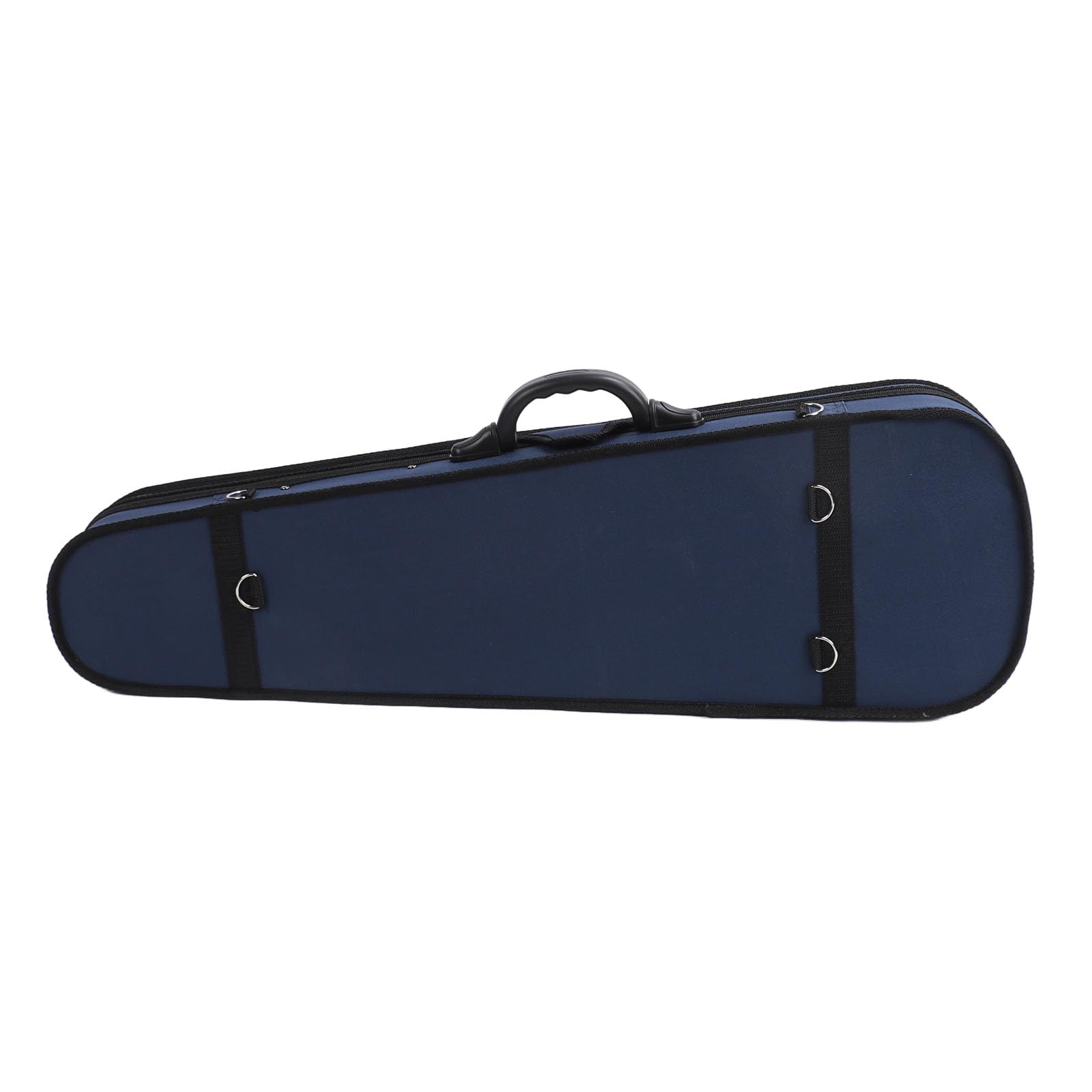 Estuche Rígido para Violín, Forma de Cuerpo Moldeado de Tela Oxford Triangular con Cierre de Gancho y Bucle y Medidor de Humedad Incorporado, Ideal para Protección de Violín