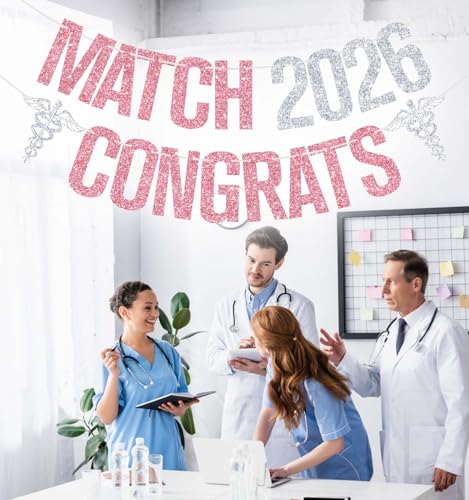 Félicitations sur décoration assortie pour diplômés en médecine - 6
