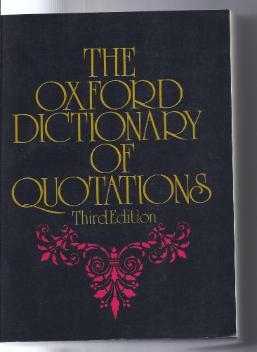 Oxford Dictionary Of Quotations - Third Edition - image 1