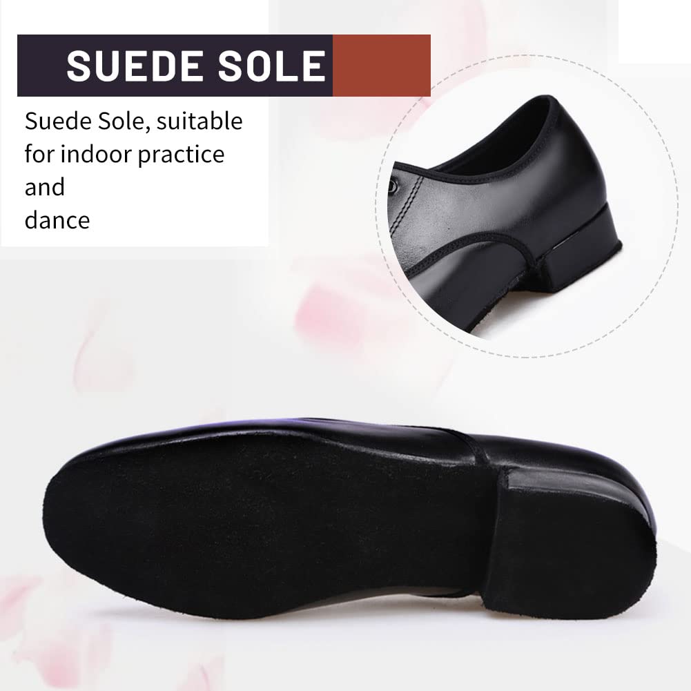 Zapatos de Baile Latino Hombre Moderno de tacón bajo Tango a Salsa práctic de salón Zapatos de Baile,Model-LHD401