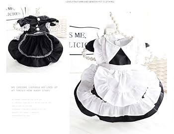 犬服 ドレス 洋服 ロリータ メイド服 仮装 ペット 猫服 小型犬 ブルー S Amazon.co.jp: 犬服 ドレス 洋服 ロリータメイド服 仮装 ペット