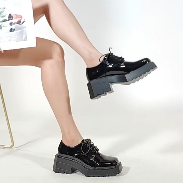 靴 vintage square toe leather shoes Vintage 90's Skechers MENS Brown Leather Lace Up Square Toe