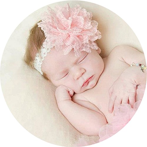 Miugle Baby Girls Lace Headbands with Bows