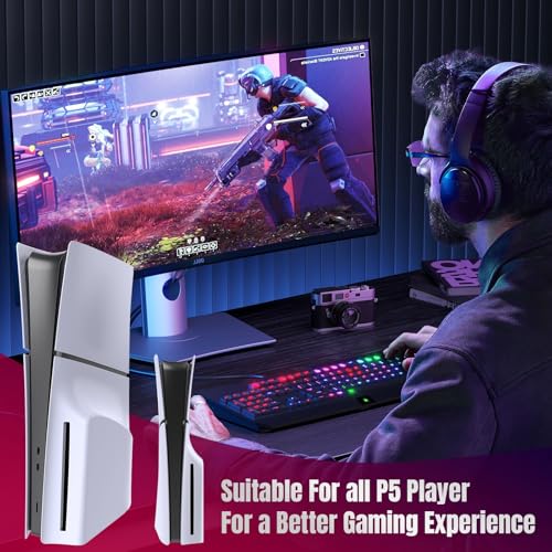 Disques de protection pour PS5 Slim Disc Edition en blanc