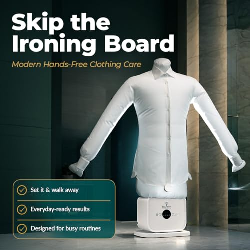 Image of BELLAIRON Smart Hot Air Dryer and Iron for Shirts and Trousers