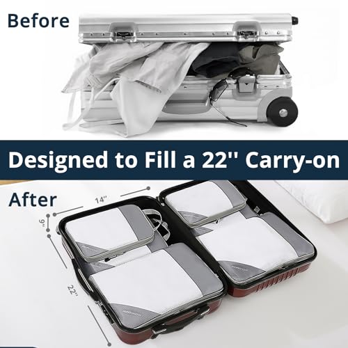 NICOSHOW 6 Set Compression Packing Cubes