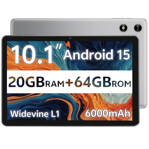 SVITOO Android Tablet 10 Inch, 2025 Android 15 Tablet for Kids Adults, 20GB RAM 64GB Storage 1TB...