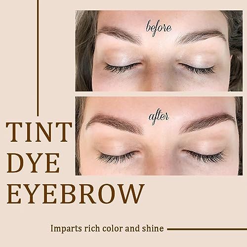 Lash Tint Black Kit - Eyelash & Eyebrow Dye Set - Volume Lashes and Full Brows Last Up to 4 weeks - Fast & Easy to Use - Semi-Permanent Black Dye with All Tools - Image 4