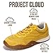Project Cloud Sneakers for Women - Lightweight with Memory Foam Insole Womens Sneakers - Walking Shoes Women Footwear - Womens Shoes (Donna Hitop, Must, 7.5) Mustard