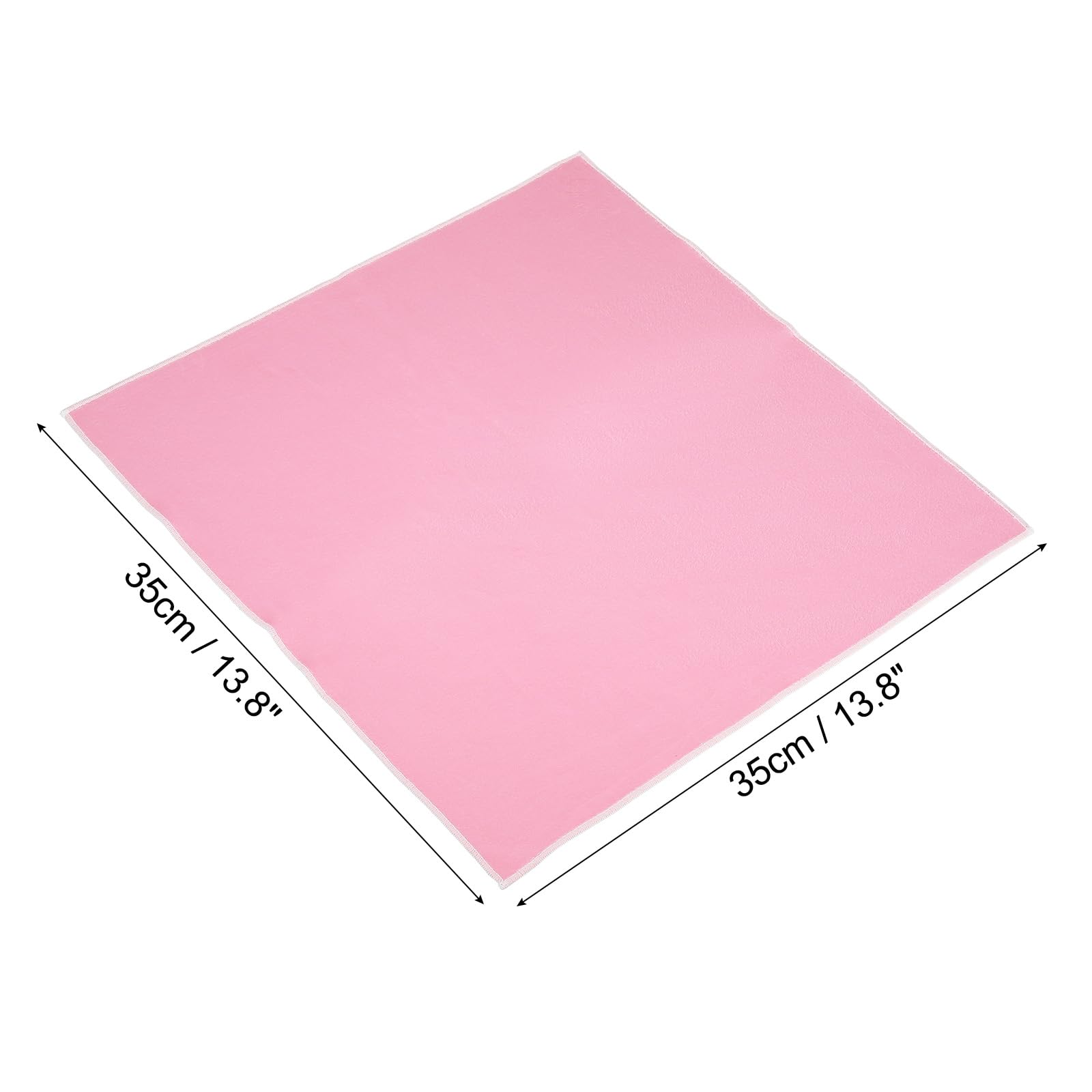 PATIKIL Camera Protective Wrap, 35x35cm Lens Wrap Foldable Cloth Lens Pouch Bag for Camera Lens DSLR Accessories Phone Laptop, Pink