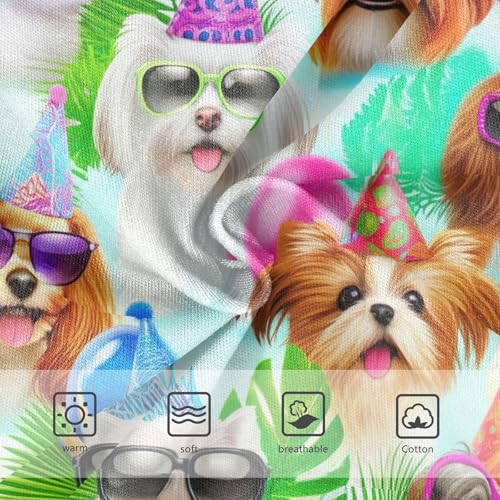 Joisal Toddlers Underwear Floral 2t Cotton Cute Panties Girl Aesthetic Undies Kids Briefs Colorful Happy Dogs Cats Leaves3