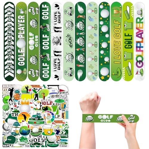 74Pcs Golf Theme Party Favors Contain 24 Pcs Slap Bracelets 50Pcs...