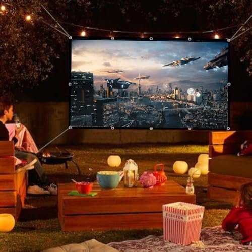 Pantalla de proyector plegable 250 pulgadas 16:9 miniatura 3