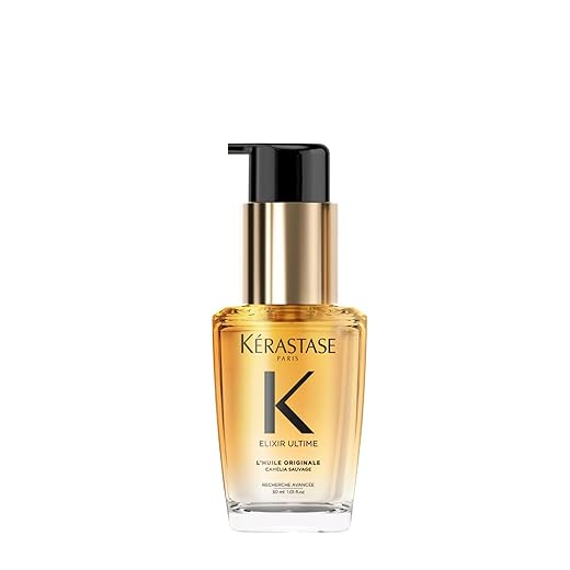 Kerastase Elixir Ultime Refillable Hair Oil - Hydrates & Smoothes Frizz, Adds Shine, With Wild Camellia, Nourishes & Strengthens Hair, For All Hair Types