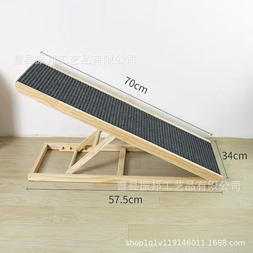 JIACHEN ペット ステップ ペット スロープ 犬 室内 小型犬 犬用 介護 便利 犬用品 ペット用品 高齢犬 転倒防止 段差解消 簡易階段 安全 スロープ(L)
