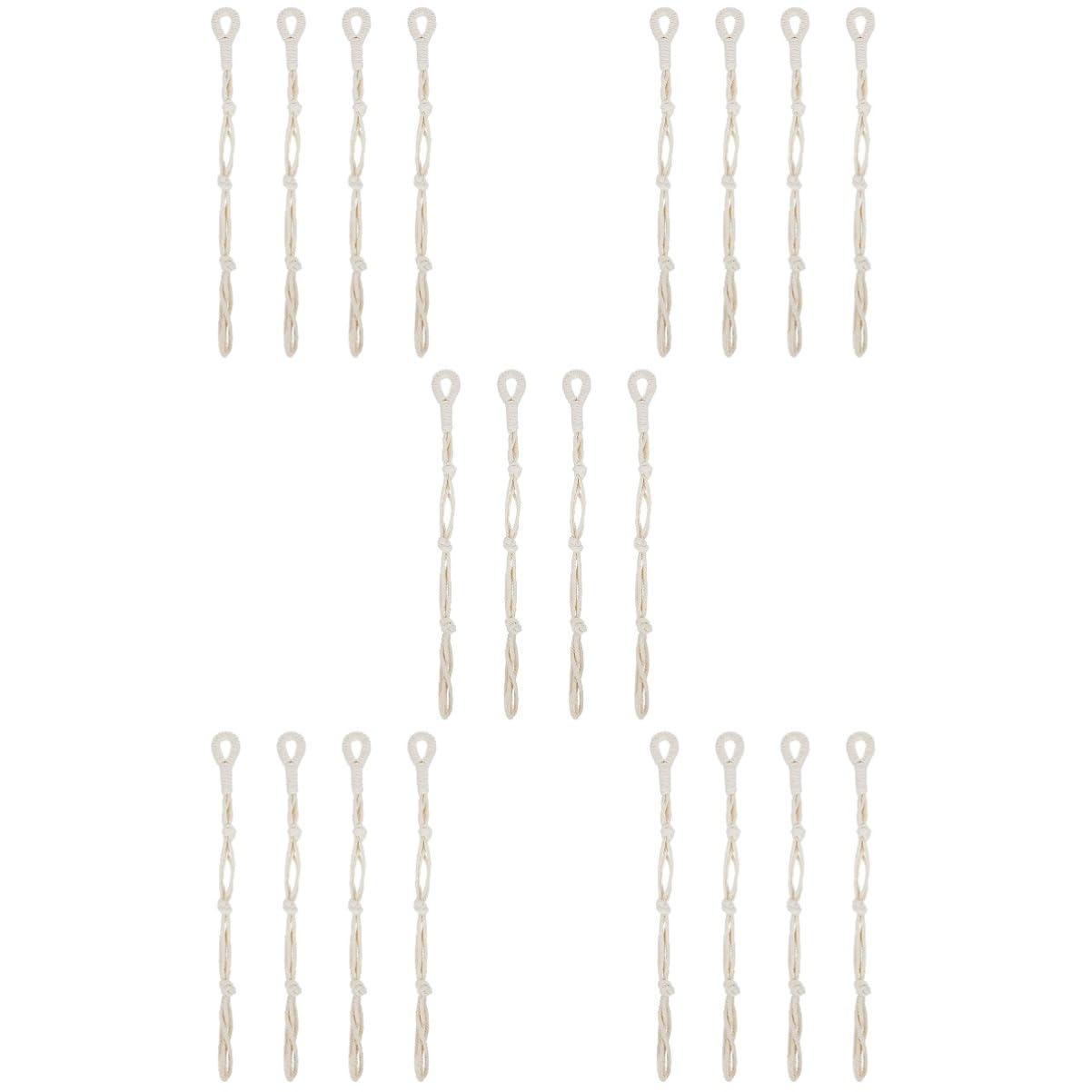 Alipis Lot De 5 Supports Muraux en Macramé pour Pots De Fleurs Robustes Et Sûrs À Suspendre Décoratifs pour La Maison 4 Pièces X 5