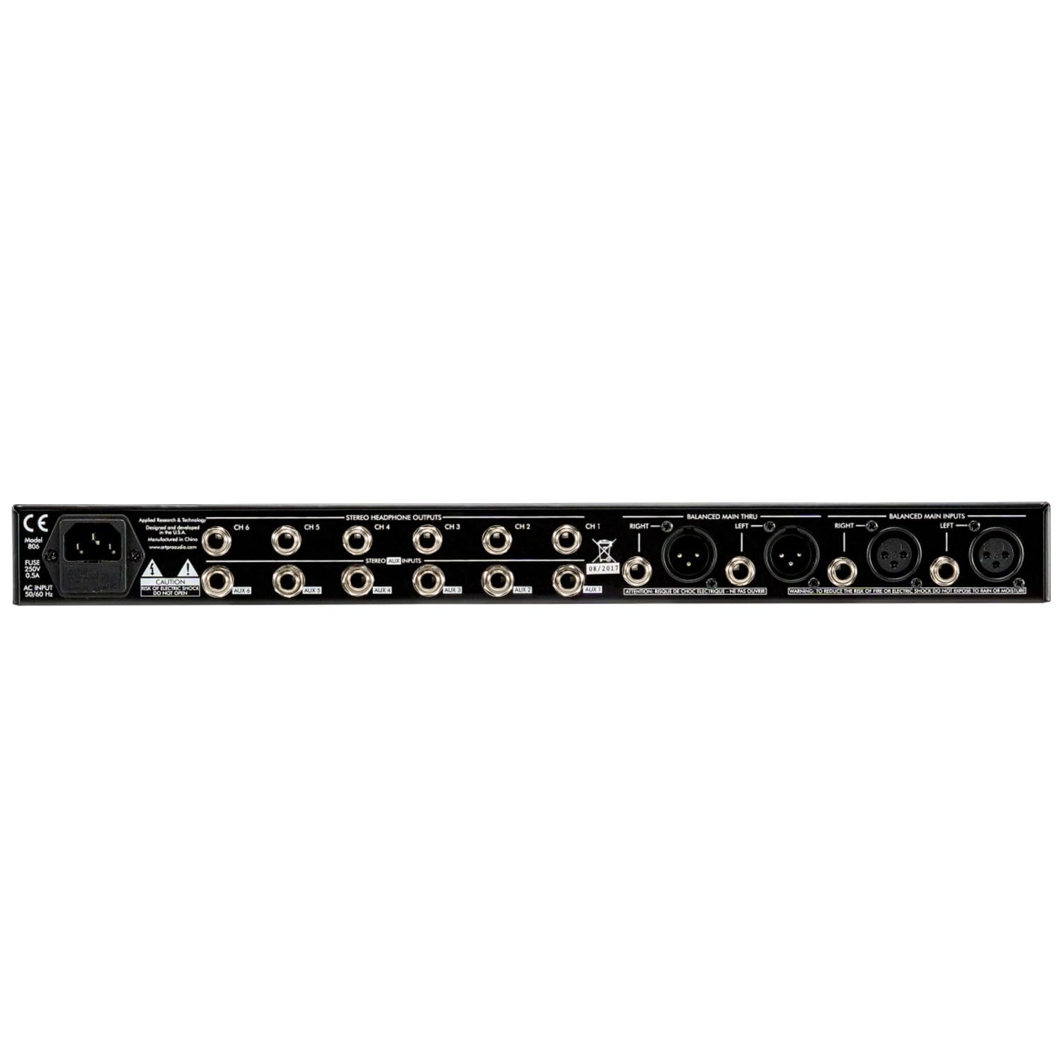 Art Headamp 6 Pro - Amplificatore per cuffie a 6 canali con cavo keepdrum