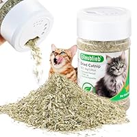 Glaublieb 30g Katzenminze Getrocknet, Natürliche Catnip Katzengras, Auffüllen Von Katzenspielzeug Katzen Kissen Catnip Ball, Einstellbare Dosierung und leicht zu verstauen