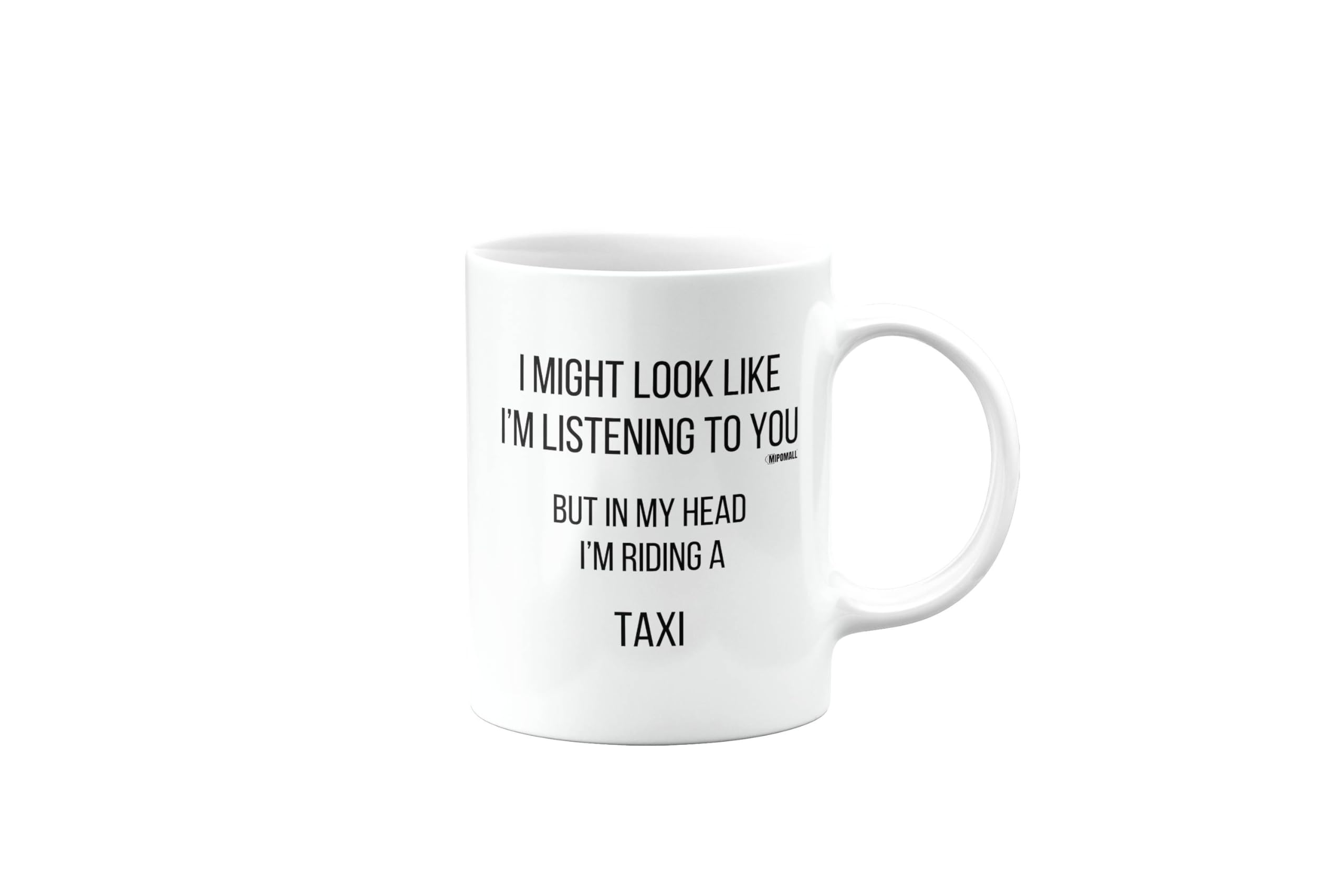 Taxi, Birthday Gifts for Men or Women or Bestfriend, Funny Mug, Joke, Gag or Silly, Gift for Someone who Loves, Secret Santa, Presents for Christmas, I'm Riding, mm-CA_231_166