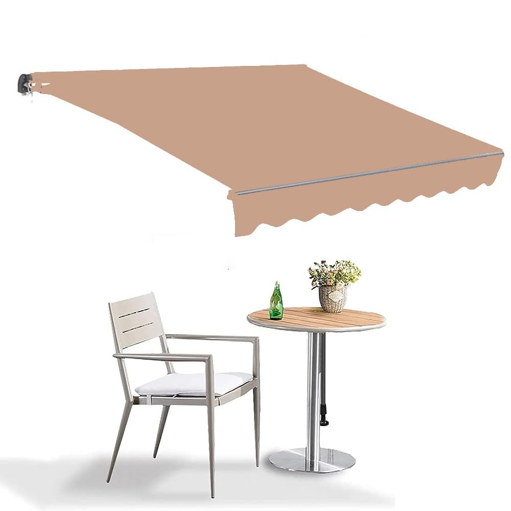 Toile de rechange pour auvent haut de gamme kaki 4,9 x 3 m durable
