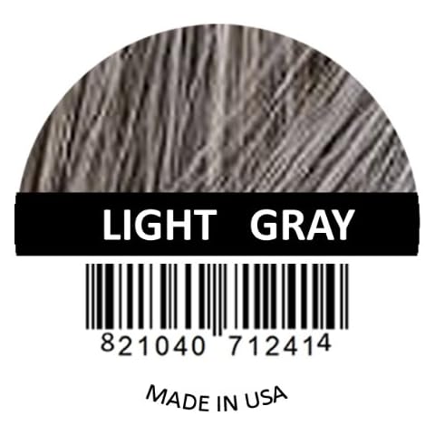 LIGHT GRAY Hair Fiber Refill kit By Samson Large 25 Grams Made in USA Hair Loss Concealer Cover