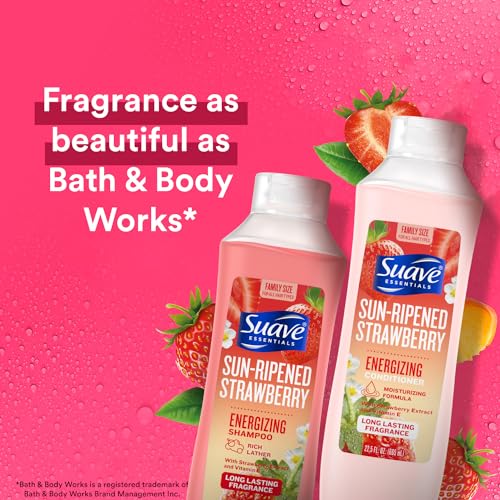 Suave Shampoo & Conditioner Set, Sun-Ripened Strawberry thumb #2