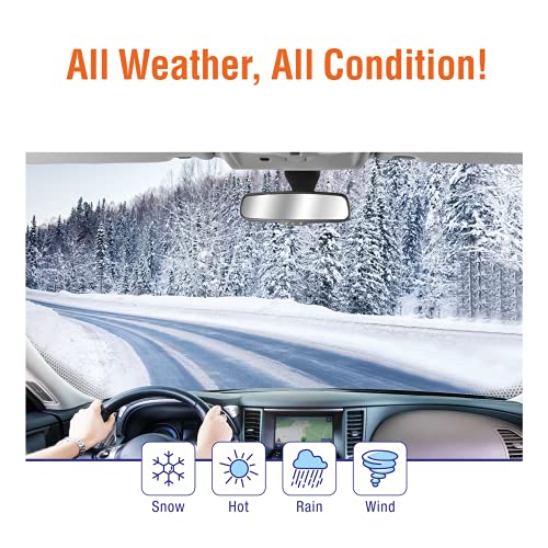 Image of Wiper Blades 26 inch + 19 inch Automotive Replacement Windshield Wiper Blades for My Car Premium All-Seasons OE Quality Wipers for Front Windshield(Set of 2)