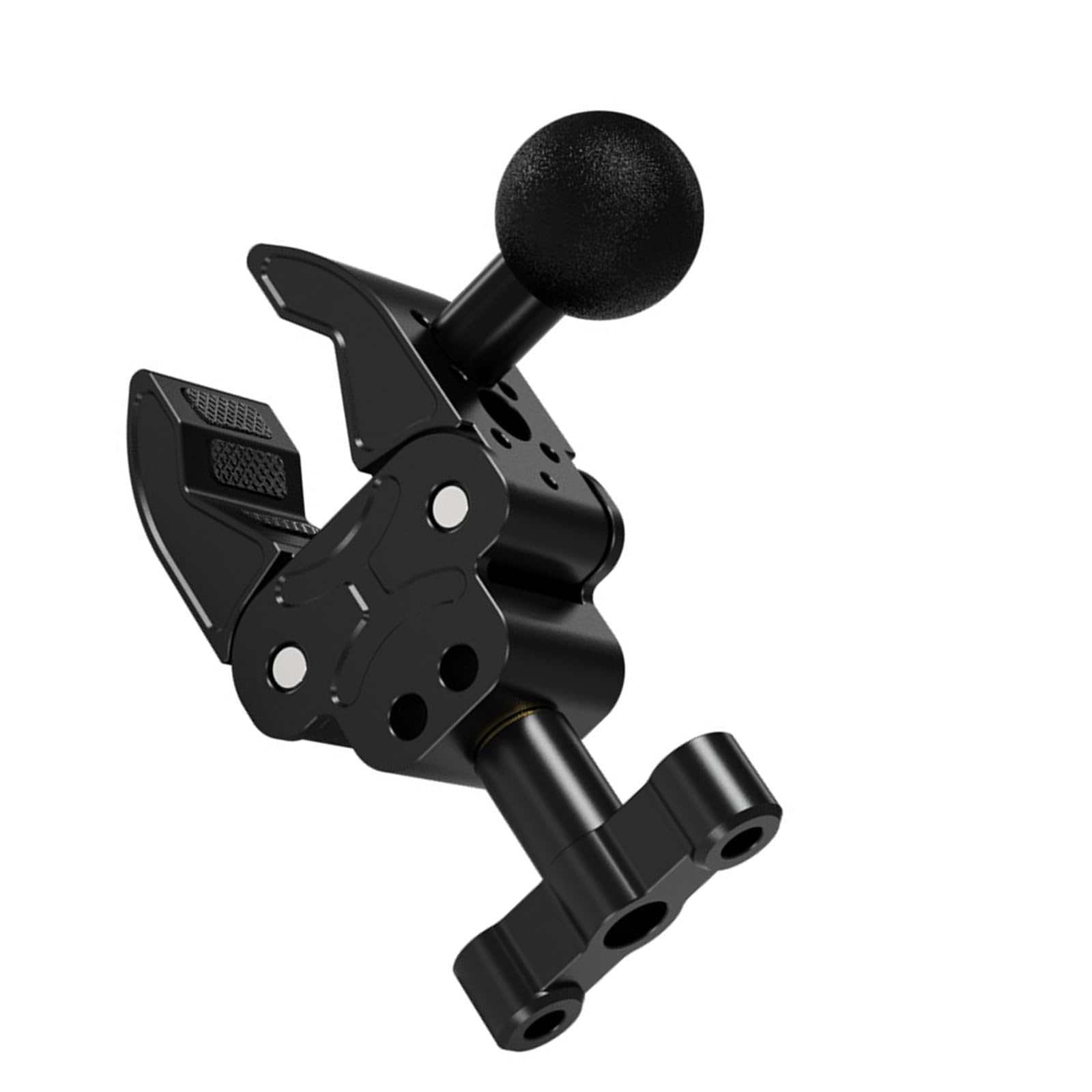 Staffa per action camera, super morsetto, regolabile a 360 gradi, con estensione da 1/4", convertitore treppiede per manubrio, accessorio per fotocamera resistente per vlog da viaggio