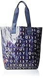  Oilily Damen Lori Shopper Lvo 4170000015 Henkeltasche, Blau (dark blue 402)