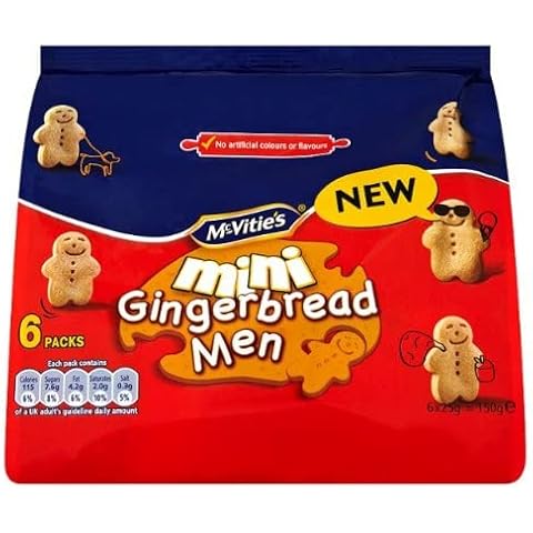 McVitie's Mini Gingerbread Men 24x25g Cover