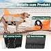 Voarge Hundeschwimmweste für Haie, Hundeschwimmweste mit Griff und Reflektor, Sicherheitsweste für Haustiere (Orange, XS)