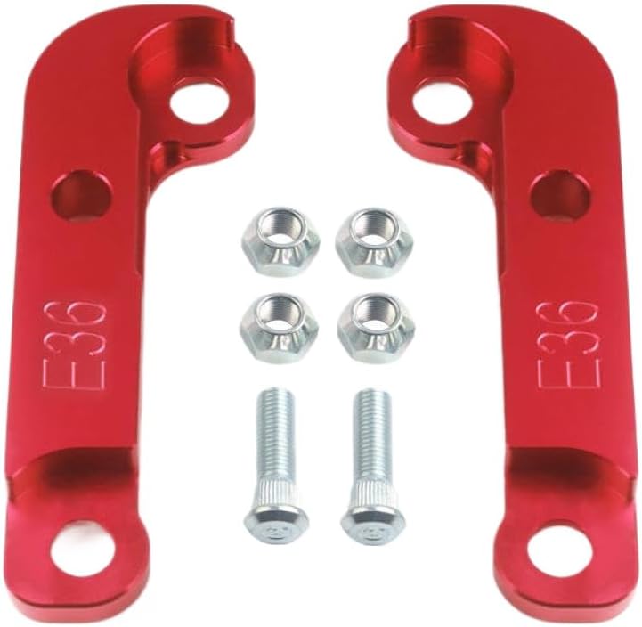 Aluminium 2pc Drift Lock Kit Increase Turn Angle About 25% Compatible with E36 E60 E90 E70(Silver)
