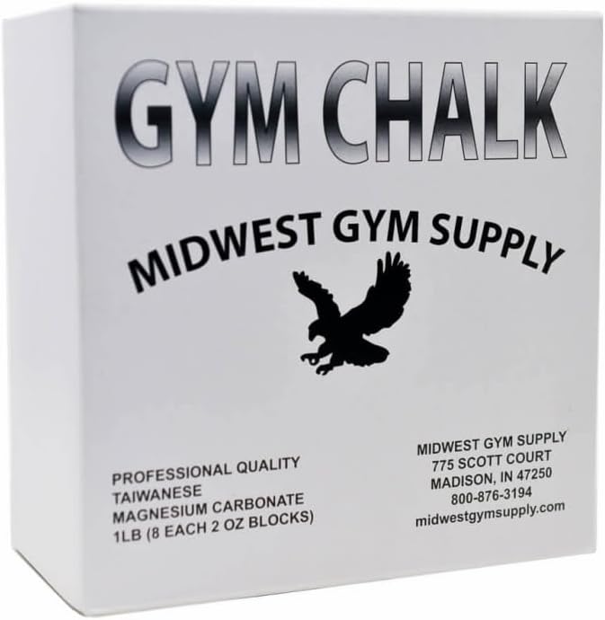 Miniatura 2 de Tiza de gimnasio taiwanés  Bloques de carbonato de magnesio premium de 1 libra para levantamiento de pesas, escalada en roca y gimnasia  Tiza de