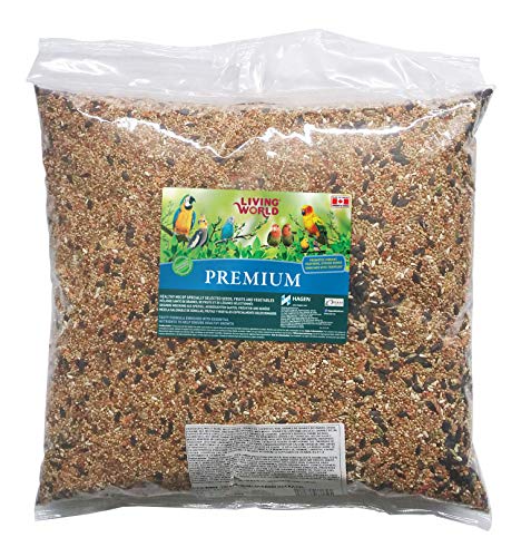 Living World Cockatiels and Lovebirds Premium Mix Handle Bag, 20-Pound