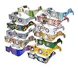 23 Pairs 3D Christmas - Includes Jingle Bells, XMAS Tree GLASSES -14 Different - Most Different Styles - Folded & sleeved - Transform Christmas & New Years Lights Into Magical Images