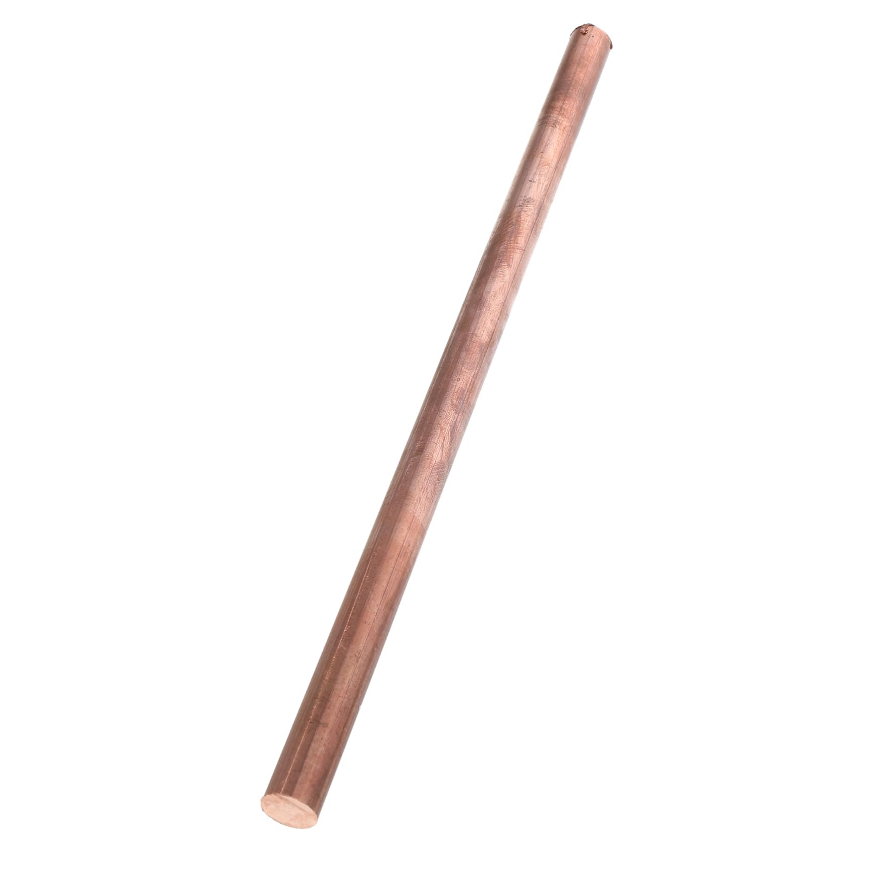 TIDTALEO Copper Rod 9.85 Inches Long 12mm Round Bar High Conductivity for Crafts
