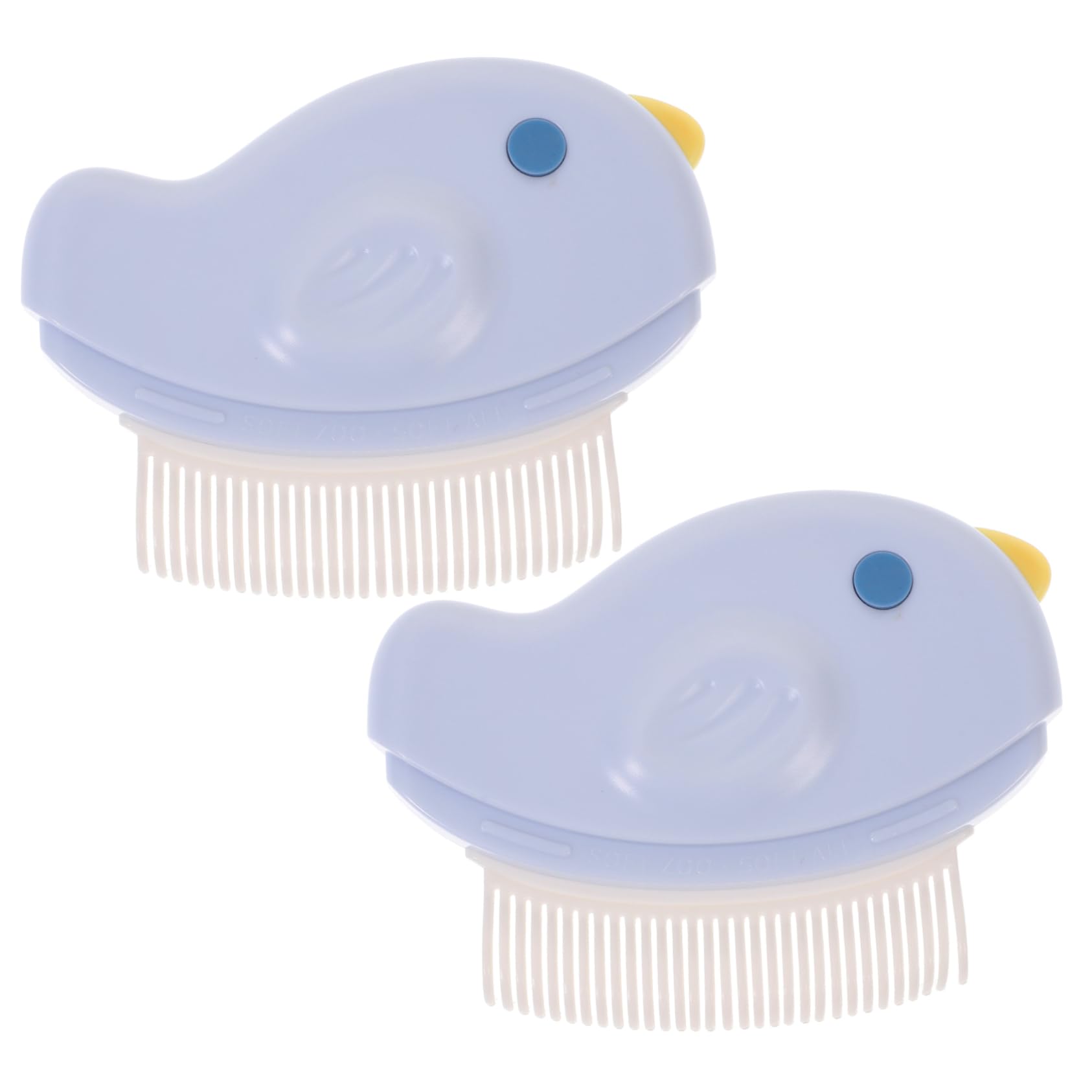VANZACK 6piezas Peine Quitapelos Para Mascotas Cepillo Desenredante Ergonómico Para Gatos y Perros Limpieza Eficaz De Pelaje Suelto Diseño De Cartoon