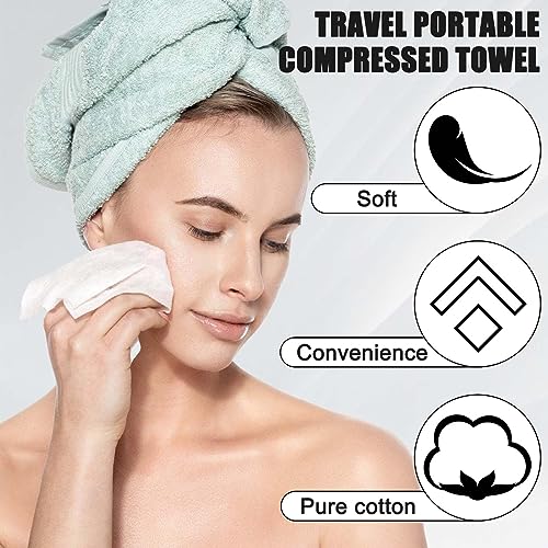 110 Pcs Asciugamani Monouso Compressi, Portatili