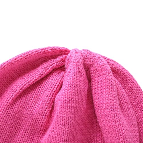 Vivobiniya Toddler and Baby Christmas hat Girl's Beanie Winter Knit Hats 100% Cotton4