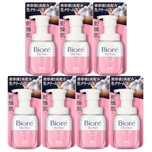 ビオレ ザフェイス 泡洗顔料 ディープモイスト 本体 200ml 保湿 濃密泡 洗顔料 (7個セット)