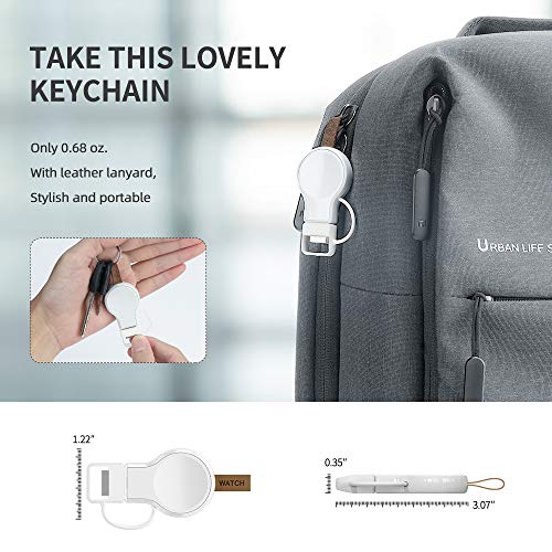 NEWDERY USB-oplader voor Apple Watch, magnetische iWatch-oplader Draagbare draadloze oplader voor reizen Draadloos… - Image 8