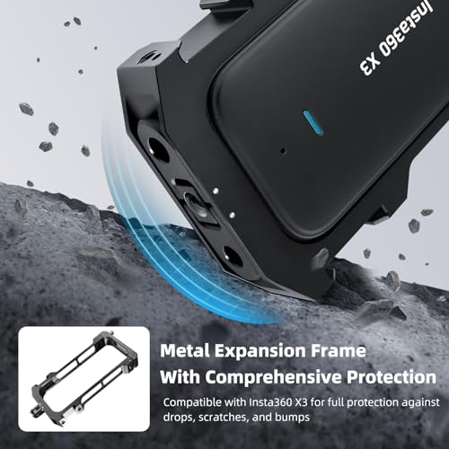 REYGEAK Aluminum Frame Cage for Insta360 One X3 - Image 3