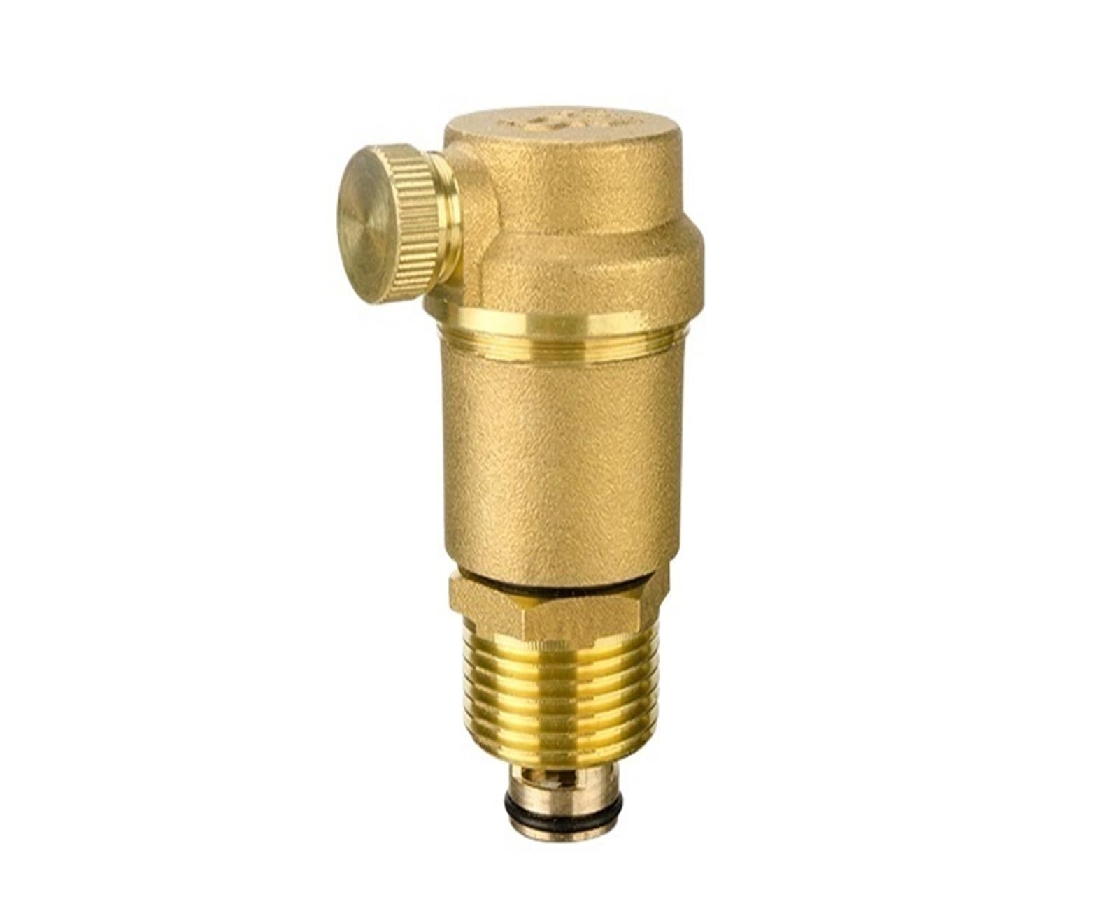 Generico Valvola di sfiato automatico della pressione dell'aria in ottone da 1/2" 3/4" 1" Valvola di sicurezza Valvola di sicurezza for scaldabagno solare(1")