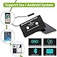 Kassettenadapter für 5.0 Autoradio Autokassettenempfänger Bluetooth Car Audio Kassette auf AUX Adapter CD Player MP3 iPod mit 3,5 mm Klinkenstecker