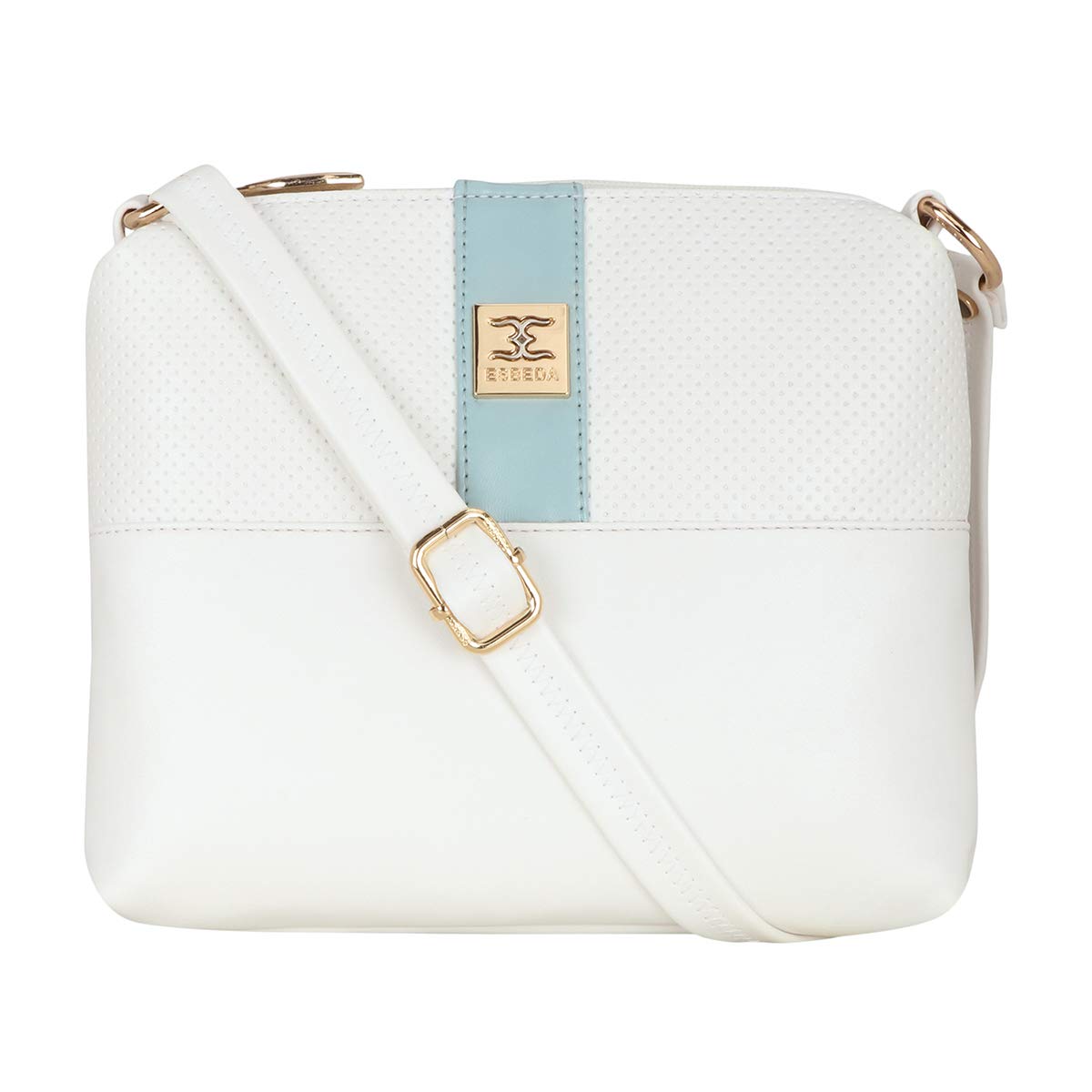 ESBEDA Womens Two Contrasting Colors Sling Bag (White) (B08PBP4NRC) Amazon Price History, Amazon Price Tracker