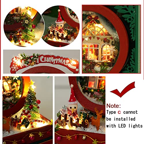 XLZSP Kit per casa delle bambole in miniatura fai